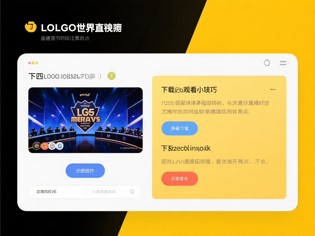 2025LOL世界赛直播回放下载，经典瞬间不容错过！